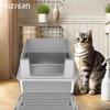 YIZFERN Stainless Steel Litter Box - 28" Extra Large XXXL