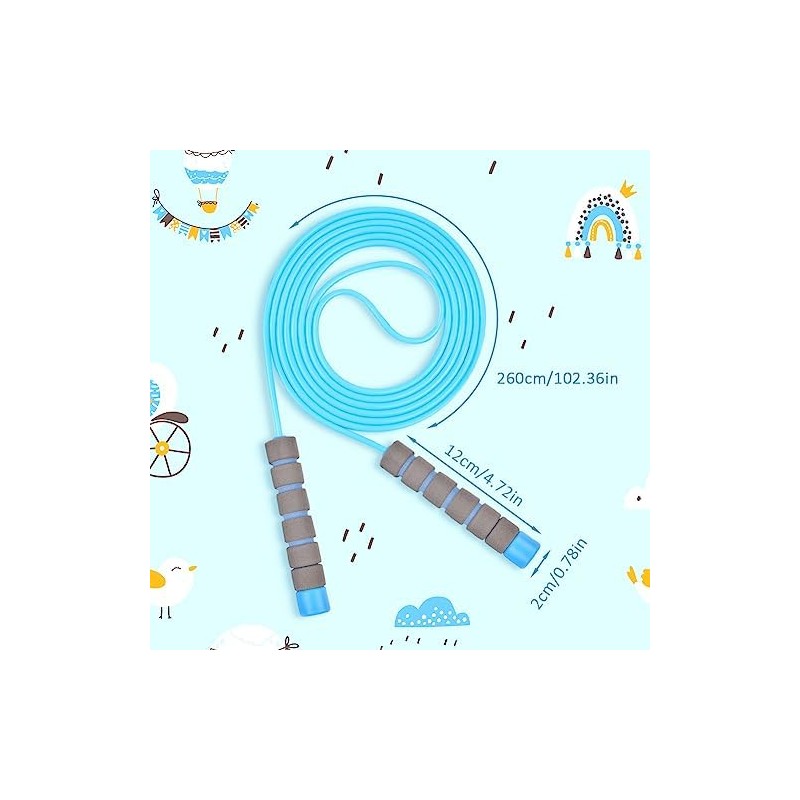 Flintronic - Cuerdas de saltar para niños, paquete de 2