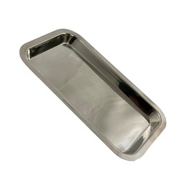 Set of 2 Instrument Procedure Tray Hand Instruments Dental Organization Plate - German Stainless Steel