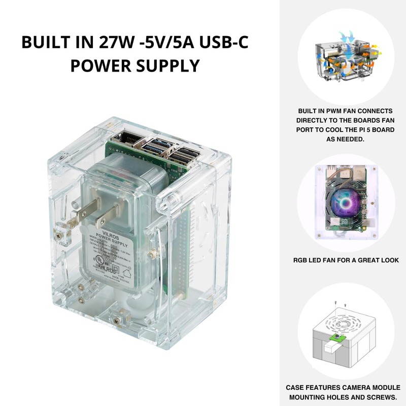 Vilros Raspberry Pi Plug 'n' Pi- A Raspberry Pi Case