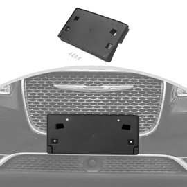 CheroCar Front License Plate Holder Bracket Frame Number Plate Holder Registration Plate Frame Auto Front License Plate Frame Fit for Chrysler 300 300C 2015-2026 Exterior Accessories