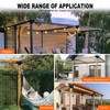 DEVALLEY 4-Way Pergola Brackets Kit, DIY Right Corner Woodwork Brackets