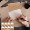 10 Mini Envelopes with Cards Vintage Mini Kraft Paper Envelopes