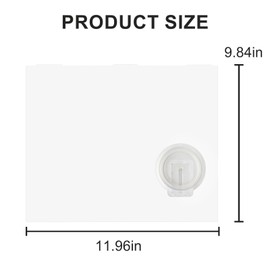 QQZ RV Screen Door Slider Panel 239061, with Push-Down Knob Opener -White