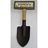 "Welcome to Karen's garden" hanging shovel sign