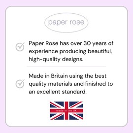 Paper Rose Funny Birthday/Blank Greeting Card - Blank Card Smiley Face Tennis Balls Design - General Card Suitable for Any Occasion