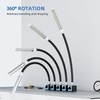 OUSEXI LED Magnetic Work Light, 15W high Brightness,Flexible Gooseneck lamp