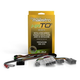 Idatalink Maestro HRN-HRR-TO1 T-Harness for Select Toyota & Scion Vehicles 2005-19, replace the factory radio while retaining steering wheel controls & use of amp (ADS-MRR or ADS-MRR2 module required)