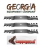 TORO/COPPERHEAD 3 USA MADE BLADES 50" TORO 110-6837-03 TIME CUTTER