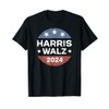 Harris Walz 2024 Vintage Button T-Shirt