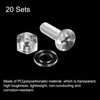 sourcing map 20 Sets Phillips Machine Screws M8 x 30