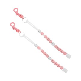 NOLITOY Golf Stroke Counter Beaded Bracelet Durable Plastic Golf Score Clicker Wrist Friendly Design Portable Golfing Accessories for Practice Competitions Pink