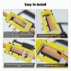 YUEHISY Adjustable Door Hinge Mortiser Kit - 3" to 5"