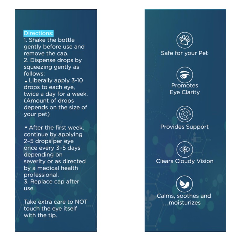 NOVEHA Pet Drops | Advanced Lanosterol Solution + NAC (2