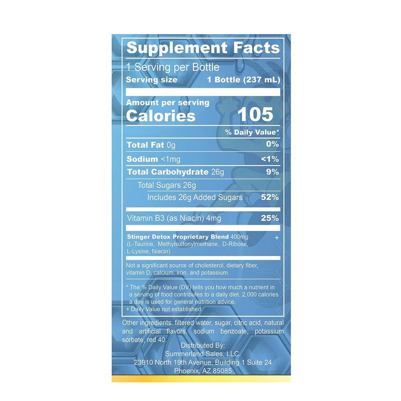 Stinger Detox Whole Body Cleanser 1 Hour Extra Strength –