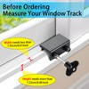 ZRFCXE Window Locks,4 Pack Sliding Window Locks with Key for