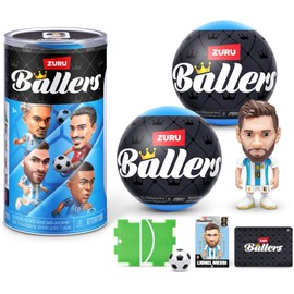 Series 1 Miniature Soccer Ballers Collectible Figures 2-Pack – Premium Stylized Football Athlete Miniatures in Clear PVC Capsule Tube, Desktop Display Sports Toys & Fan Memorabilia