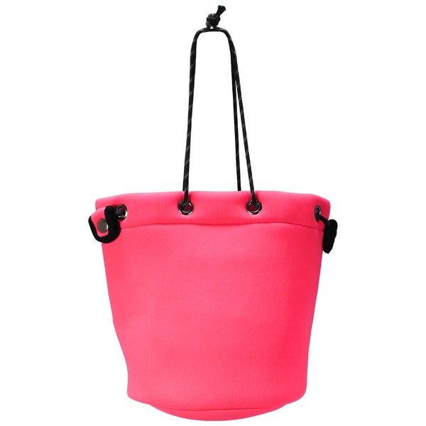 Round Bucket Pouch, Fluorescent Pink, C-189 (650)