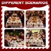 Christmas Tablecloth 60x84 Inch - Festive Xmas Tree & Red