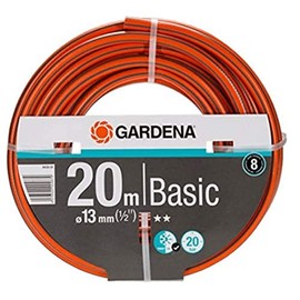 Gardena 4078500004879 Garden Hose Basic 1/2 Inch, 20 m, Grey, 30 x 30 x 30 cm