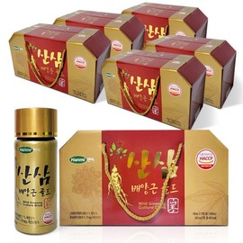 한미 산삼배양근골드 100ml 6통 선물세트 홍삼 산삼 Hanmi Red Ginseng Cultured Ginseng Root Gold 100ml Gift Set - 6 Bottles