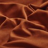 CLOTHKNOW Burnt Orange California King Comforter Set 3Pcs Rust Bedding