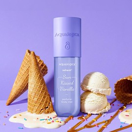 Aqualogica Vanilla Perfume Body Mist | Sweet & Warm Long-Lasting Fragrance with Zemea & Hyaluronic Acid | Refreshing & Lightweight Mist for Women 5.07 Fl Oz/150 ml