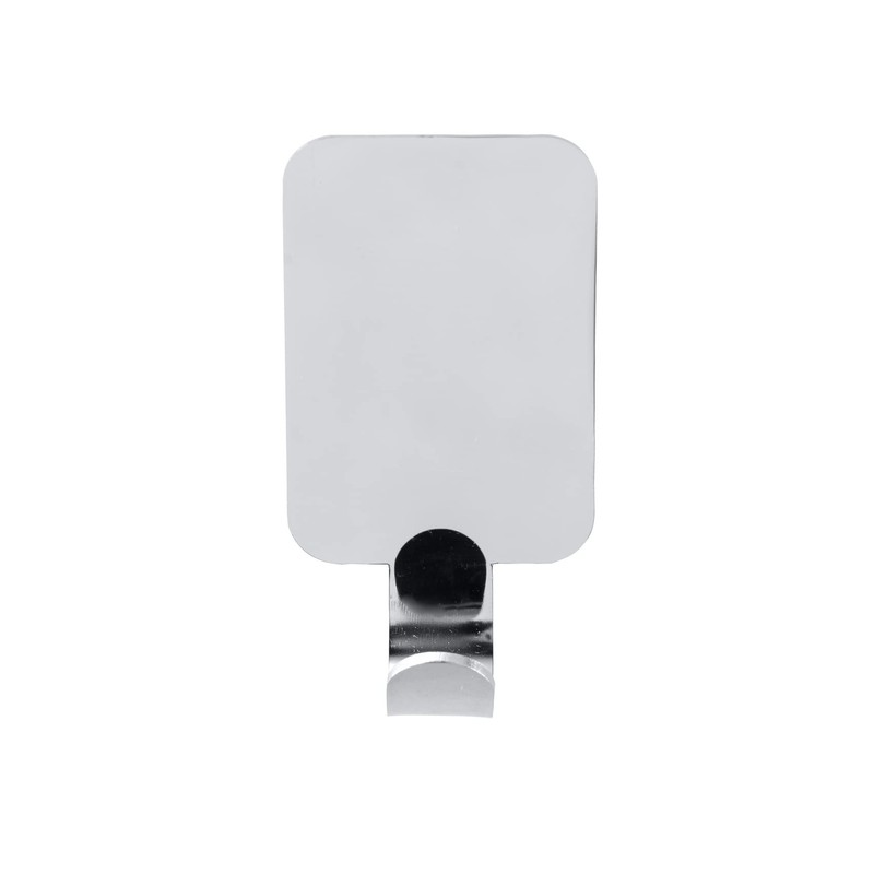 Wenko" Premium Plus Wall Hooks, Stainless-Steel Silver, 3.5 x 6.5