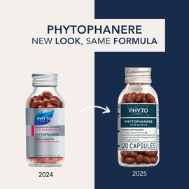 PHYTO Phytophanère 100% Natural Hair Loss Thinning Dietary Supplement, 4-Month Supply