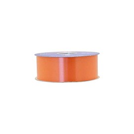 90m Roll Florist Ribbon - Poly Ribbon 100 Yards 2" - 30 Colours (Orange - by Diamante Crafts)