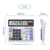 Desktop Calculator, Extra Large LCD Display Computer Button 12 Digits