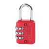 RESET-071 3 Digit Small Combination Lock Tiny Padlock for Mini