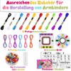 modacraft Friendship Bracelets Craft Set with Beads Cotton Yarn Cords
