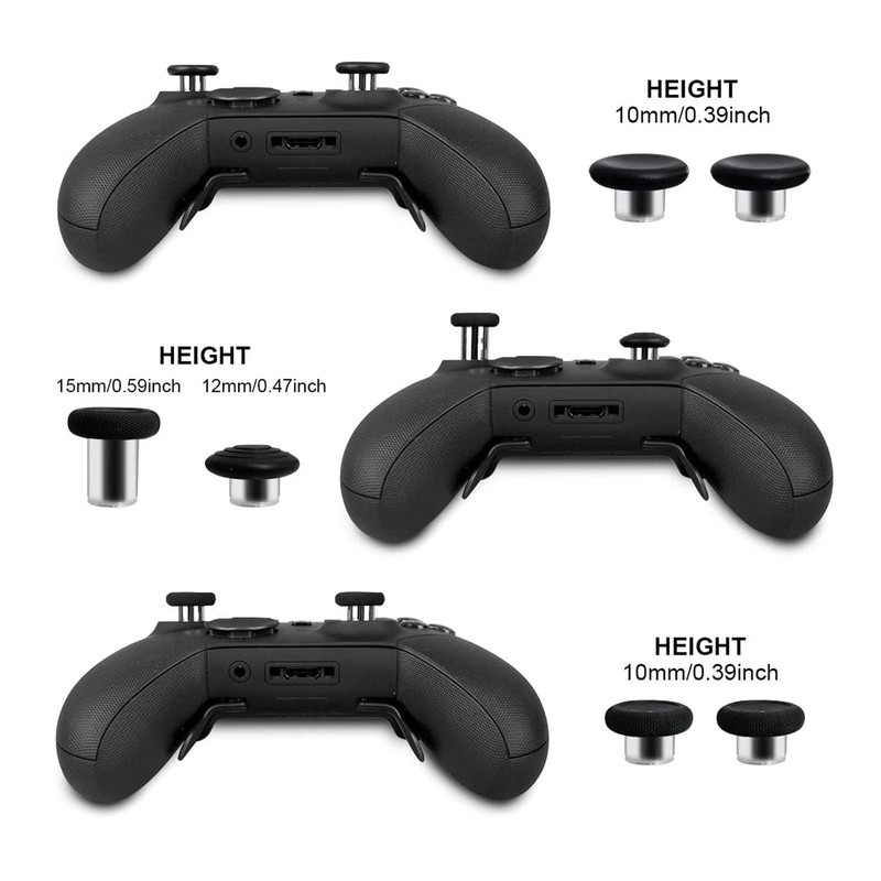 ASHATA 6 Metal Replacement Joysticks for One Series 2, 6