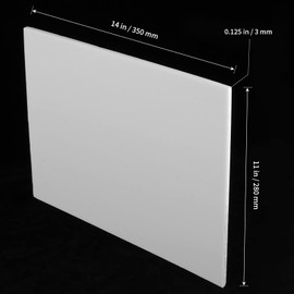 SHEUTSAN 50 Packs 11 x 14 Inches White Foam Board, 1/8 Inch Thick Foam Core Backing Boards Mat Board Center for Photo Backdrop Board Wedding Signs Home Office Decoration DIY Crafts