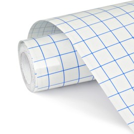 NANAPLUMS Transfer Film Plotter for Vinyl Plotter Accessories with Blue Alignment Grid for Precise Placement of Decals, Signs and Window Decorations - 30.5 cm x 500 cm