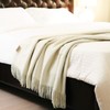 CUDDLE DREAMS Exclusive Mulberry Silk Throw Blanket with Fringe, Naturally