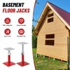TRUCFUSION House Floor Jacks, 5-8" Height Range Adjustable Screw Jacks
