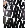 3 Inch Sticky Letter Number Stickers, 6 Sheets Stick On
