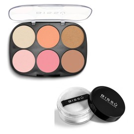Paleta para Rostro 02 la de cajon y Polvo Fijador Bissú Original