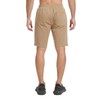JustSun Men's Cotton Sports Shorts with Zip Pockets, khaki