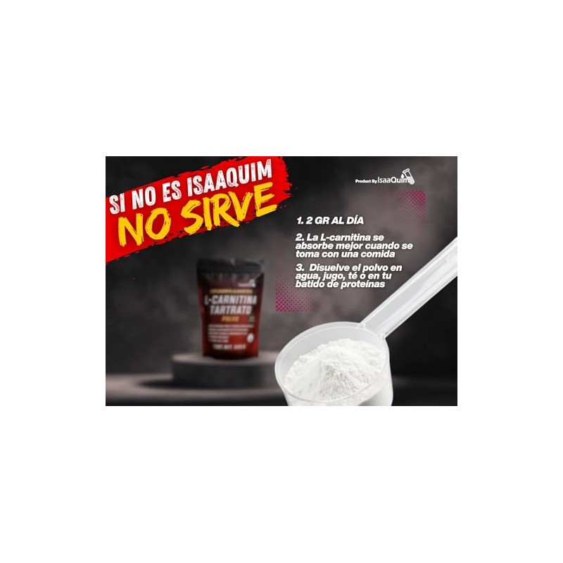 IsaaQuim L-Carnitina de Tartrato de 500 gr