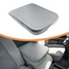SecosAutoparts Center Console Armrest Lid Cover Leather Gray Compatible with
