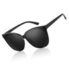 IGnaef 2024 Oversized Big Large Cat Eyes Sunglasses for Women