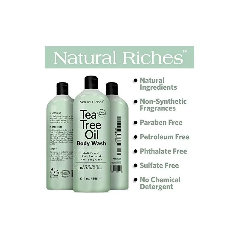 - Antifúngico Aceite De Árbol De Té De Menta Y