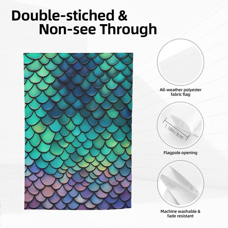 YYHWHJDE Garden Flag 12x18 in - Premium Quality Polyester Decorative