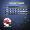 PUNKZZ Tiras 48 Led Rgb Interior Control Remoto Luz Para