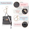 PATIKIL Mini Backpack Keychain, Cute Coin Purse Keychain PU Leather