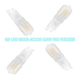Sriomny G9 LED Bulb 2W Equivalent to 20W Halogen lamp T4 G9 Natural White 4000K 120V G9 Base, 360°Omni-Directional Lighting, Home Lighting Non-dimming 200 lumens (10 Pack)