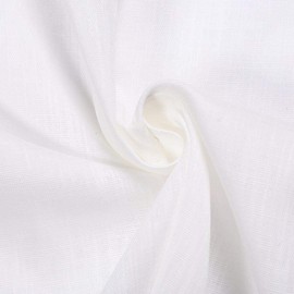 Leni Curtain 140 x 245 cm Certified Organic Cotton Semi-Transparent White